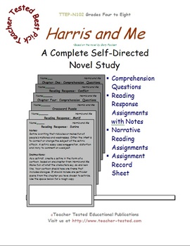 Preview of Harris and Me: A Complete Novel Study