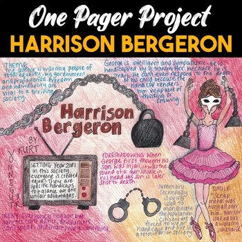 Preview of Harrison Bergeron One Pager Project