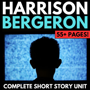 Preview of Harrison Bergeron Short Story Unit Projects - Questions - Dystopia Short Stories