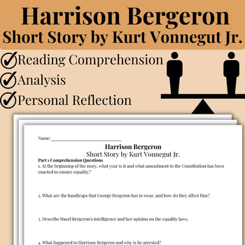 harrison bergeron narrative writing assignment