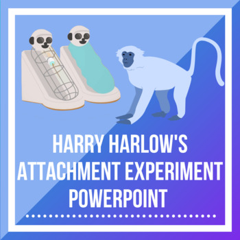 Preview of Harry Harlow's Attachment Experiment PowerPoint