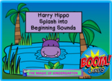 Harry Hippo Splash into Beginning Sounds~Boom Cards
