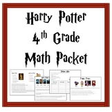 Harry Potter 4th Grade Math Packet and Room Transformation