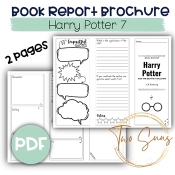 harry potter book review template