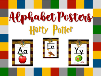 Preview of Harry Potter Alphabet Posters