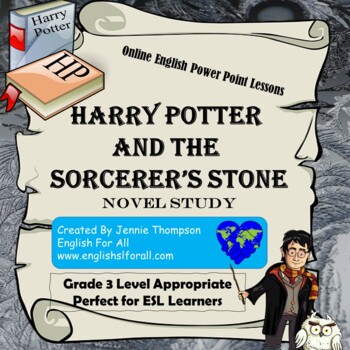 Preview of Harry Potter And The Sorcerers Stone Online English Lesson Plans G3 w/Book PDF