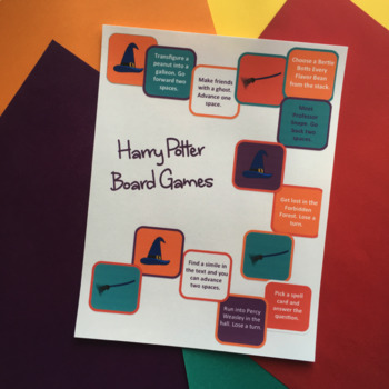 Harry Potter Board Game Final Project (editable) by Spark Creativity