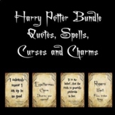 Harry Potter Bundle of Quotes, Spells, Curses and Charms