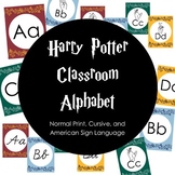 Magical Wizarding Potter - Classroom Alphabet - Classroom Decor