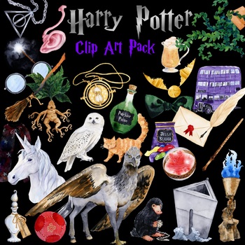 Preview of Harry Potter Clip Art Pack
