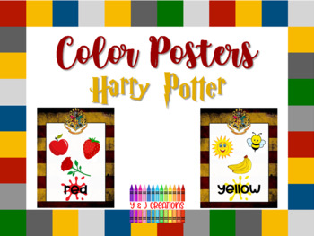 Preview of Harry Potter Color Posters
