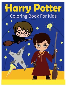 Preview of Harry Potter Coloring Book for Kids