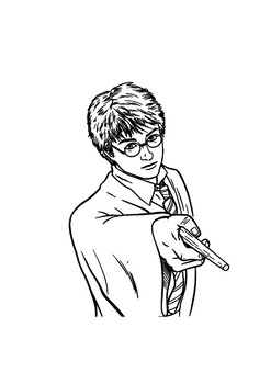 Preview of Harry Potter Coloring Pages: A Journey into Fantasy