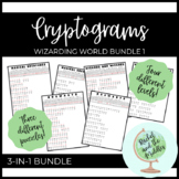 Harry Potter Cryptogram Puzzle - BUNDLE 1