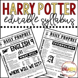 Harry Potter/Daily Prophet Syllabus Template