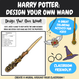 Harry Potter | Design your Wand | Harry Potter Coloring Pages