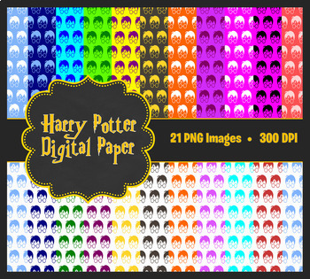 Preview of Harry Potter Digital Paper Pack