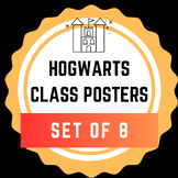 Harry Potter Hogwarts Class Posters (Set of 8)