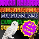 Harry Potter Hogwarts House Banners Posters