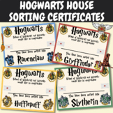 Harry Potter Hogwarts House Certificates | Harry Potter Ac