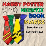Harry Potter Hogwarts Necktie Bookmark Activity