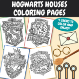 Harry Potter House Crests | Harry Potter Coloring Pages Ha