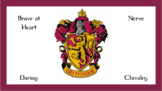 Harry Potter House Posters (Hogwarts Houses) for House Points