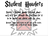 Harry Potter Howler and Owl Post Signs (Editable in Keynote)