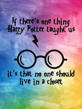 Harry Potter Inclusion Poster by Follow the magic | TpT