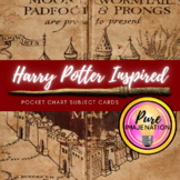 Harry Potter Inspired Pocket Chart Visual Subject Schedule
