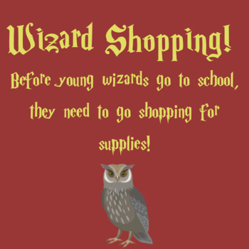 Preview of Harry Potter Inspired Wizard Shopping!