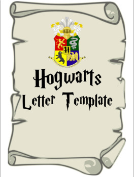 harry potter letter template by happy hufflepuff tpt
