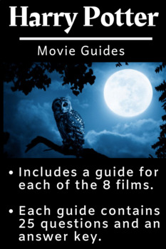 Preview of Harry Potter Movie Guides - Question Guides and Answer Sheets for All 8 Movies