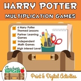 Harry Potter {Multiplication Games} -PRINT & DIGITAL Math 
