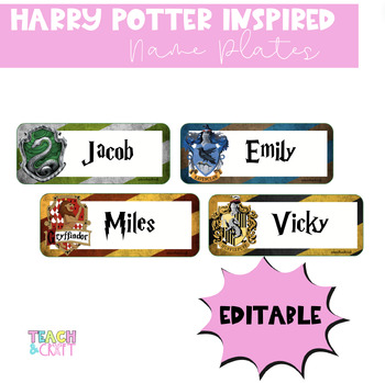 harry potter name tags by mrs roszkowskis classroom tpt