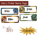Harry Potter Name tags | Editable