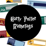Magical Wizarding Potter - Nametag Set