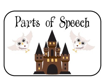 Preview of Harry Potter Parts of Speech