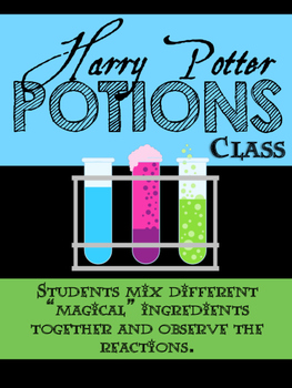 Preview of Harry Potter Potions Class - Making Scientific Observations