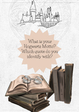 Harry Potter Quote Quiz: What is your Hogwarts Motto?- NO PREP