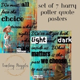 Harry Potter Quotes Poster Pack (Includes 7 posters)