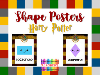 Preview of Harry Potter Shape Posters
