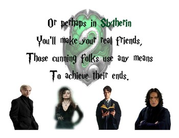 Slytherin Poster, Harry Potter