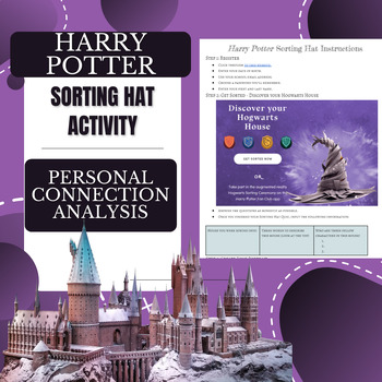 Preview of Harry Potter Sorting Hat - Personal Connection!