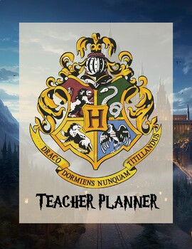 Preview of Harry Potter Teacher Planner