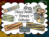 Harry Potter Themed Editable Calendar