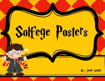 Preview of Harry Potter Themed Solfege Posters