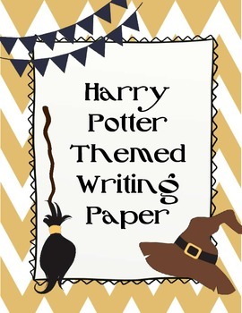 lined and unlined note page instant download Harry Potter printable paper