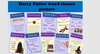 Preview of Harry Potter Word Classes poster