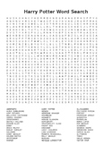 Harry Potter Word Search